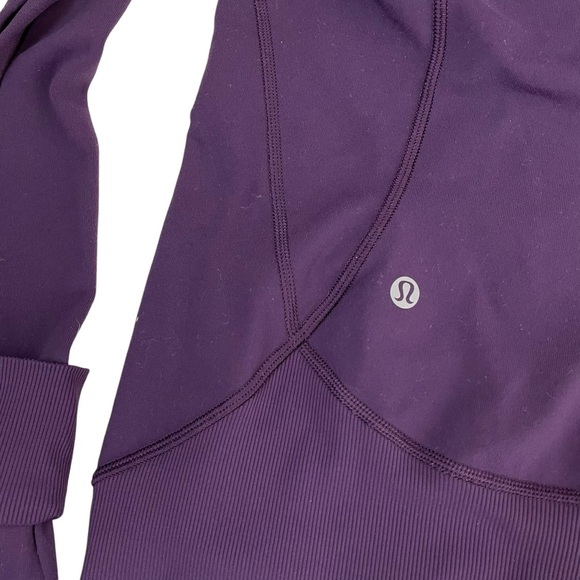 lululemon Daily Practice Jacket Deep Zinfandel Purple Sz 2 - Picture 12 of 16